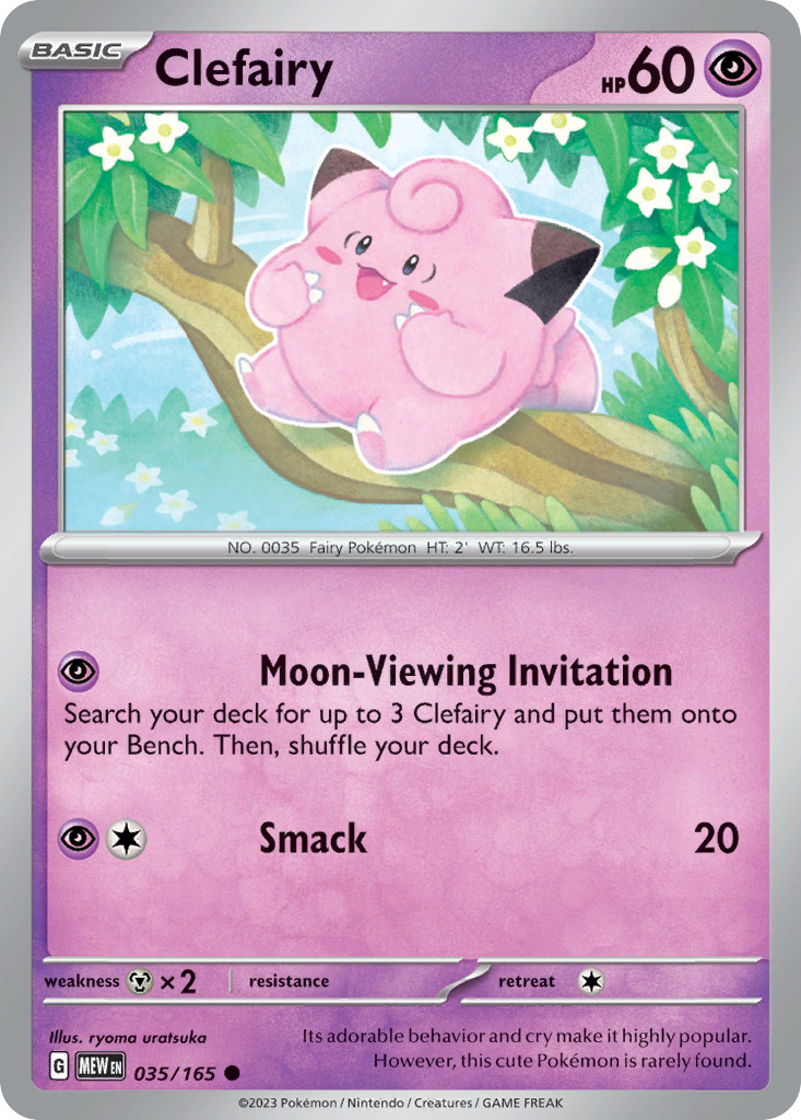 151 Set Clefairy #35/165